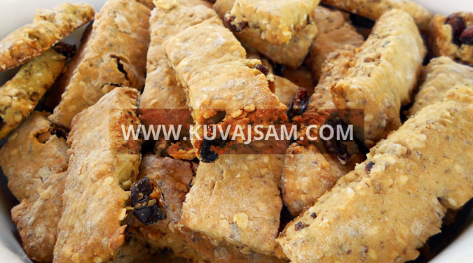Integralni slatki keks (foto: kuvajsam.com)