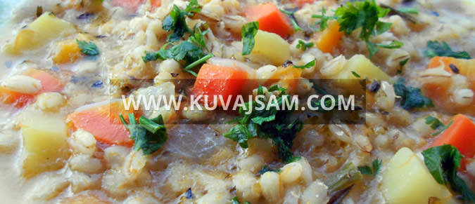 Čorba od ječma i povrća (foto: kuvajsam.com)