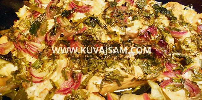 Losos sa aromatičnim biljem (foto: kuvajsam.com)