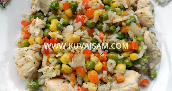 Piletina sa povrćem (foto: kuvajsam.com)