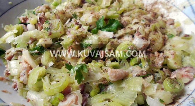 Salata od praziluka (foto: kuvajsam.com)