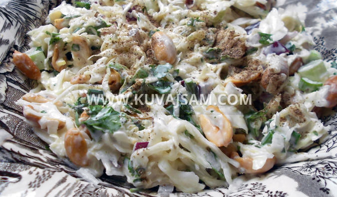 Salata od kupusa sa kikirikijem (foto: kuvajsam.com)