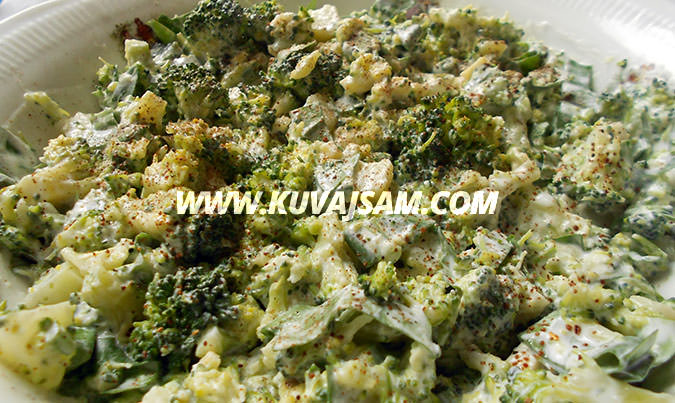 Salata od brokole sa jogurtom (foto: kuvajsam.com)