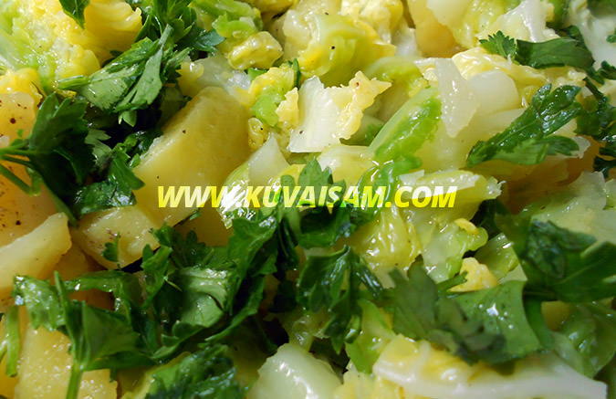 Prilog od kelja i krompira (foto: kuvajsam.com)