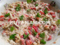 Salata od kore lubenice, krastavca i paprike (foto: kuvajsam.com)