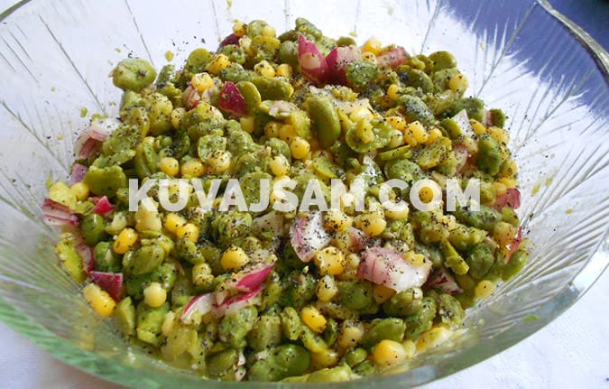 Salata od boba i kukuruza (foto: kuvajsam.com)