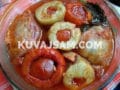 Dolma - punjene paprike, paradajz i sladak kupus (foto: kuvajsam.com)